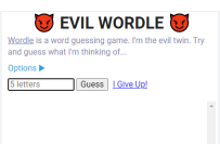 Evil Wurdle