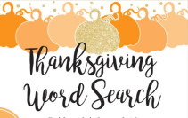 Thanksgiving Word Search