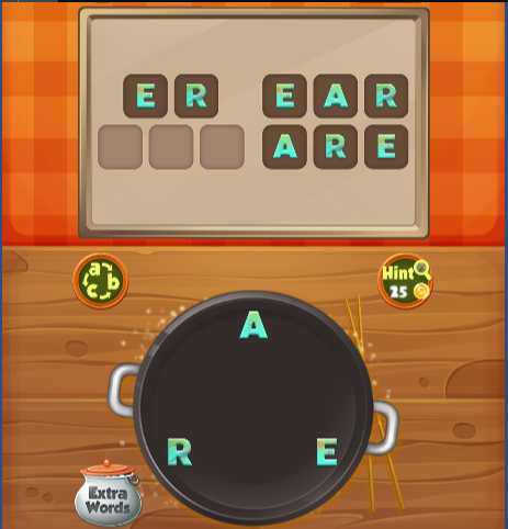 Playing Word Chef—Word Search is simple. It entails identifying and constructing words from a grid of random letters.